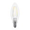 LED лампа Maxus (filament) C37 4W яскраве світло E14 (1-LED-538-01) 0