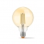 LED лампа VIDEX Filament G95FAD 7W E27 2200K дімерна бронза 1