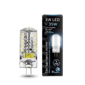 Лампа Gauss LED G4 AC150-265V 3W 4100K 240Лм