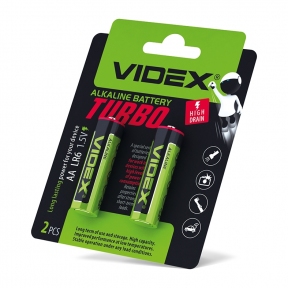 Батарейка лужна Videx LR6/AA Turbo