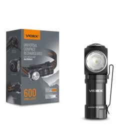 Портативний світлодіодний ліхтарик A055H VIDEX 600Lm 5700K